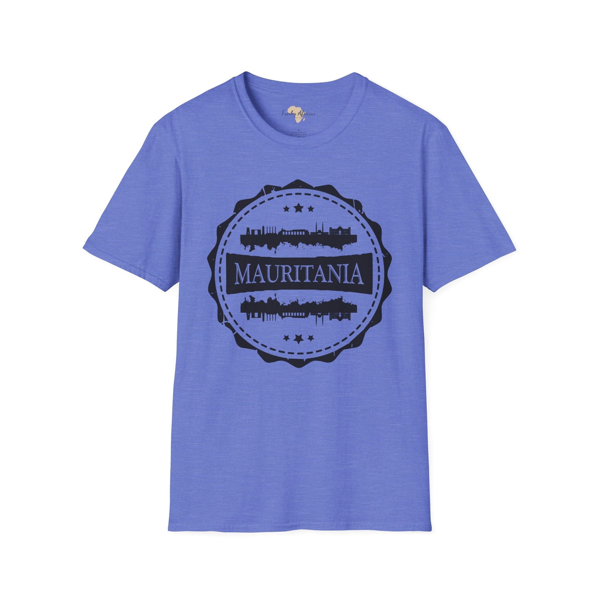 Mauritania Stamp unisex tee Funky African