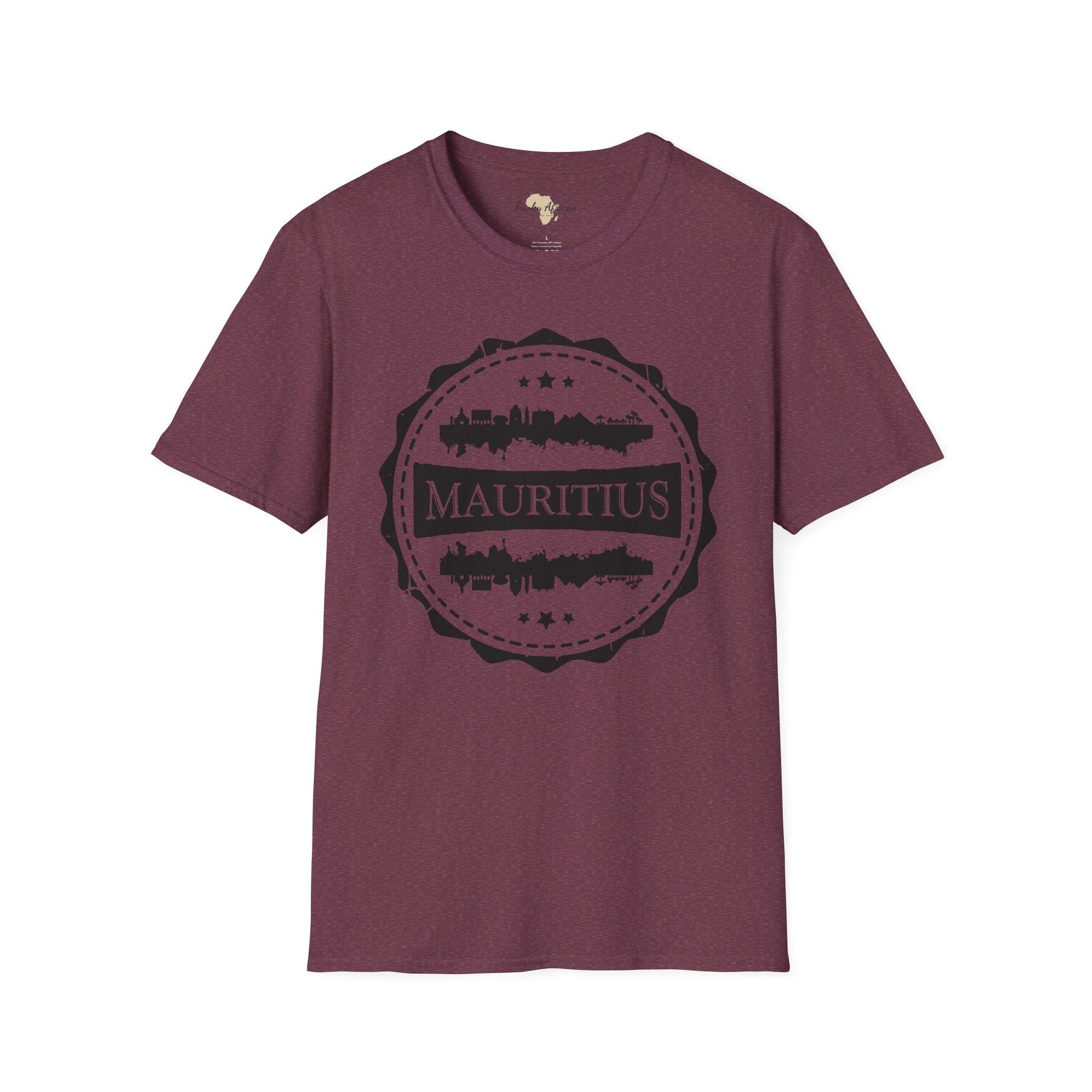Mauritius Stamp unisex tee Funky African
