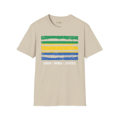 Gabon strip unisex softstyle tee