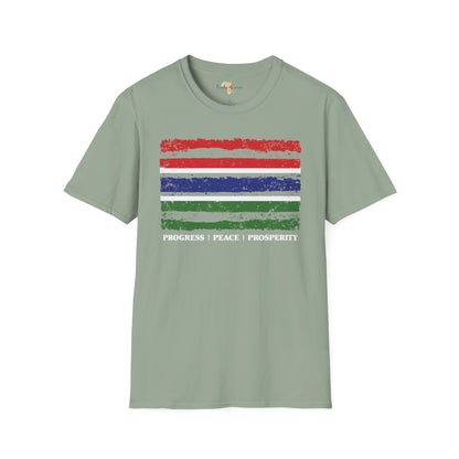 Gambia strip unisex softstyle tee