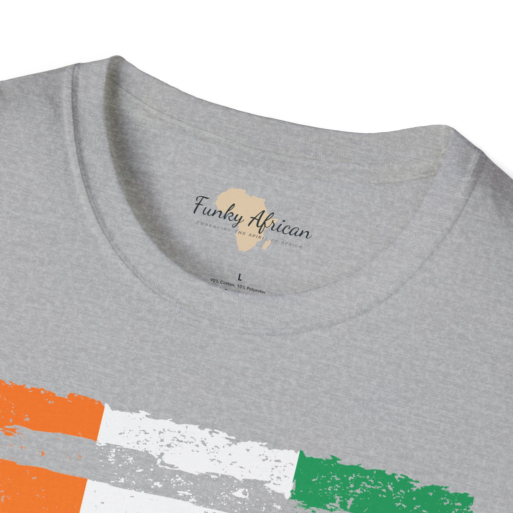 Côte d'Ivoire strip unisex softstyle tee Funky African