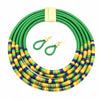 African Multilayer Choker Necklaces Earrings Jewelry Sets Funky African