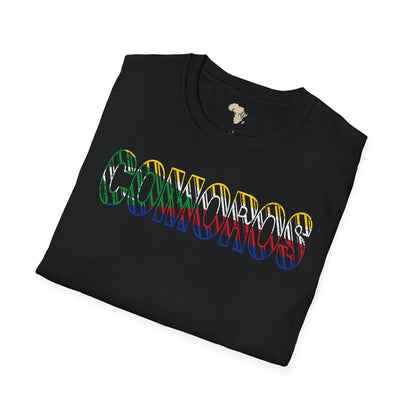 Comoros text unisex softstyle tee