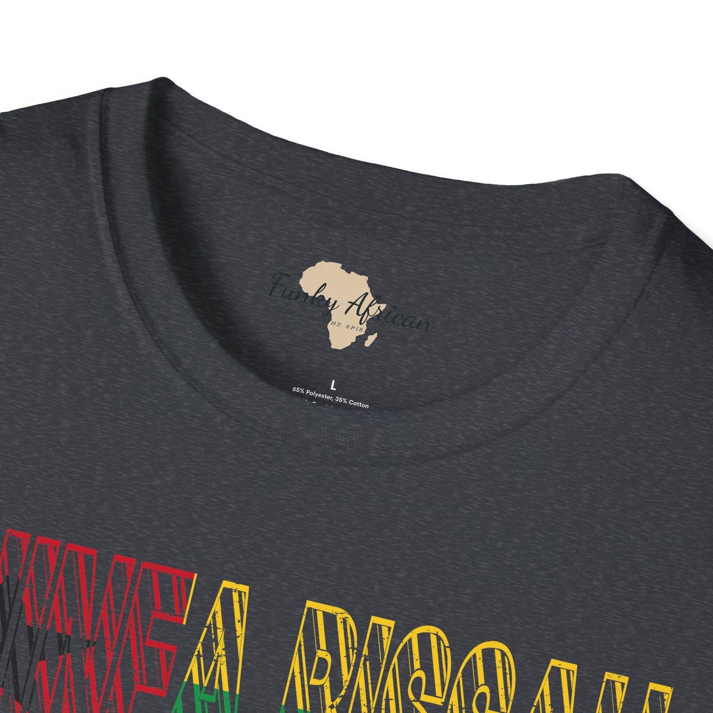 Guinea-Bissau text unisex softstyle tee