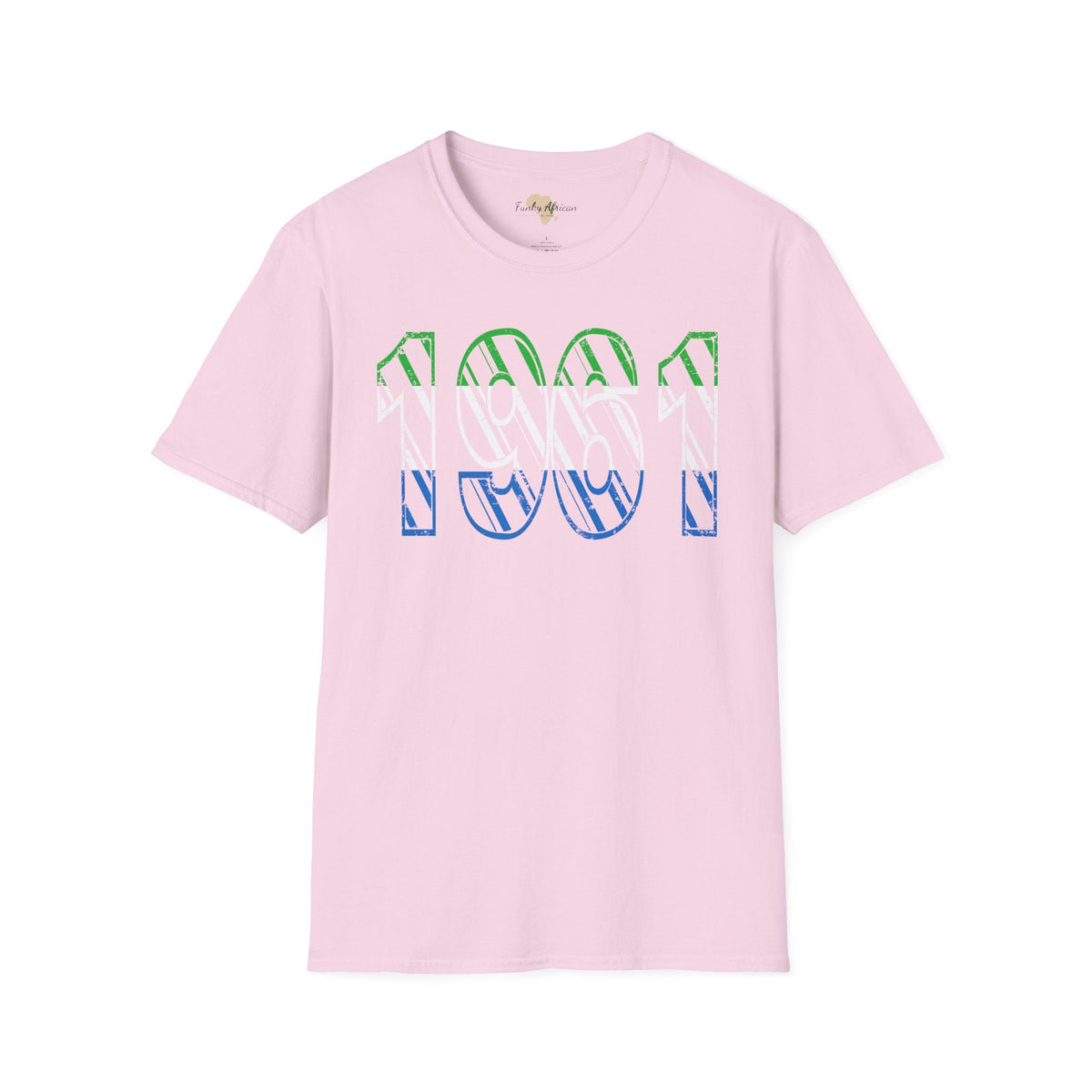 Sierra Leone year unisex softstyle tee Funky African
