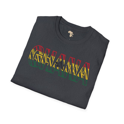 Ghana text unisex softstyle tee