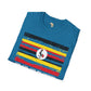 Uganda strip unisex softstyle tee Funky African