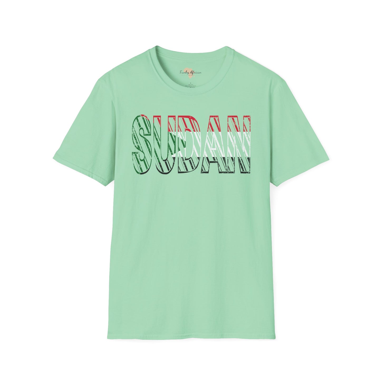 Sudan text unisex softstyle tee