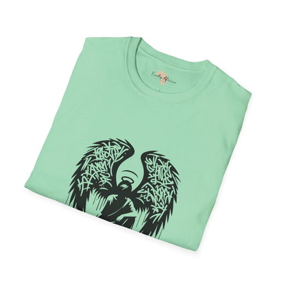 Angel graffiti unisex softstyle tee