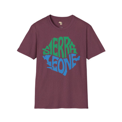 Sierra Leone cut unisex softstyle tee