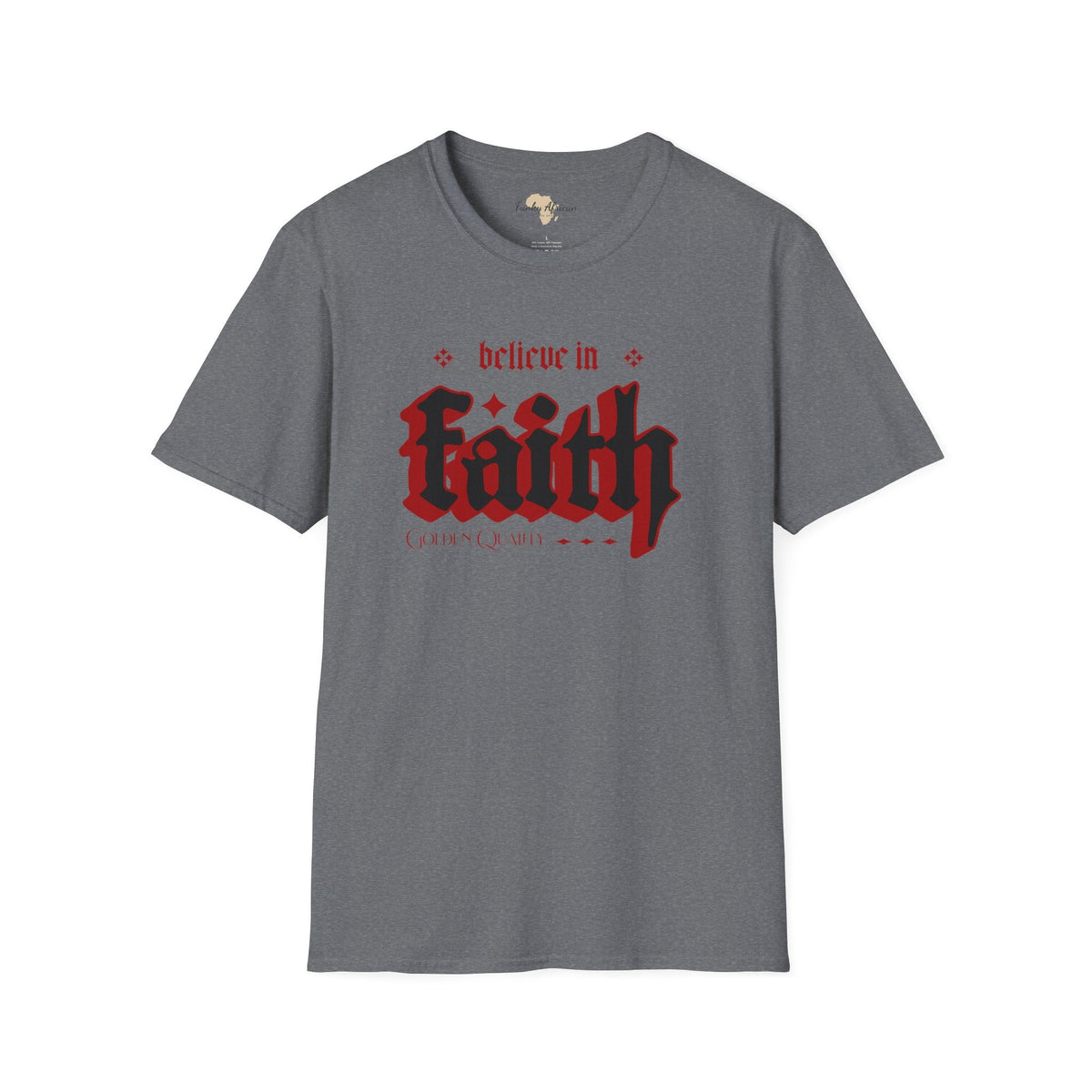 Believe unisex tee Funky African