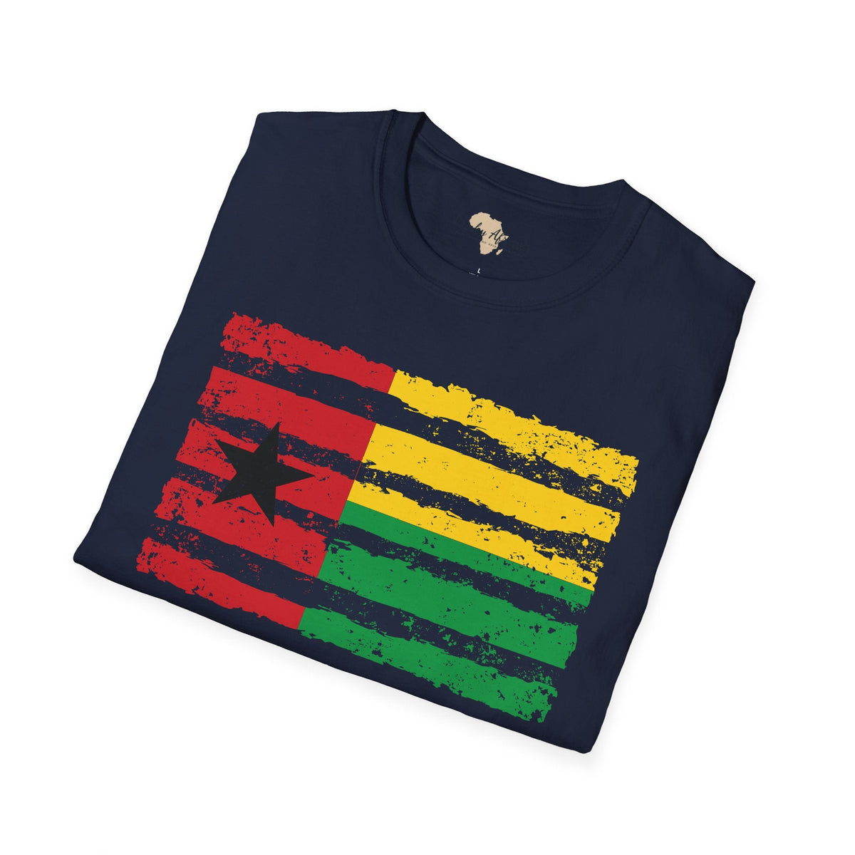 Guinea-Bissau strip unisex softstyle tee Funky African