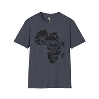 African map unisex softstyle tee Funky African