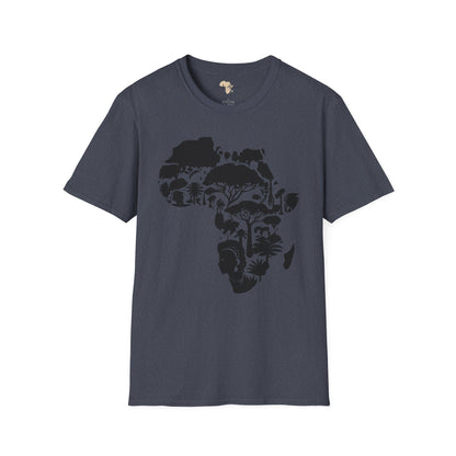 African map unisex softstyle tee