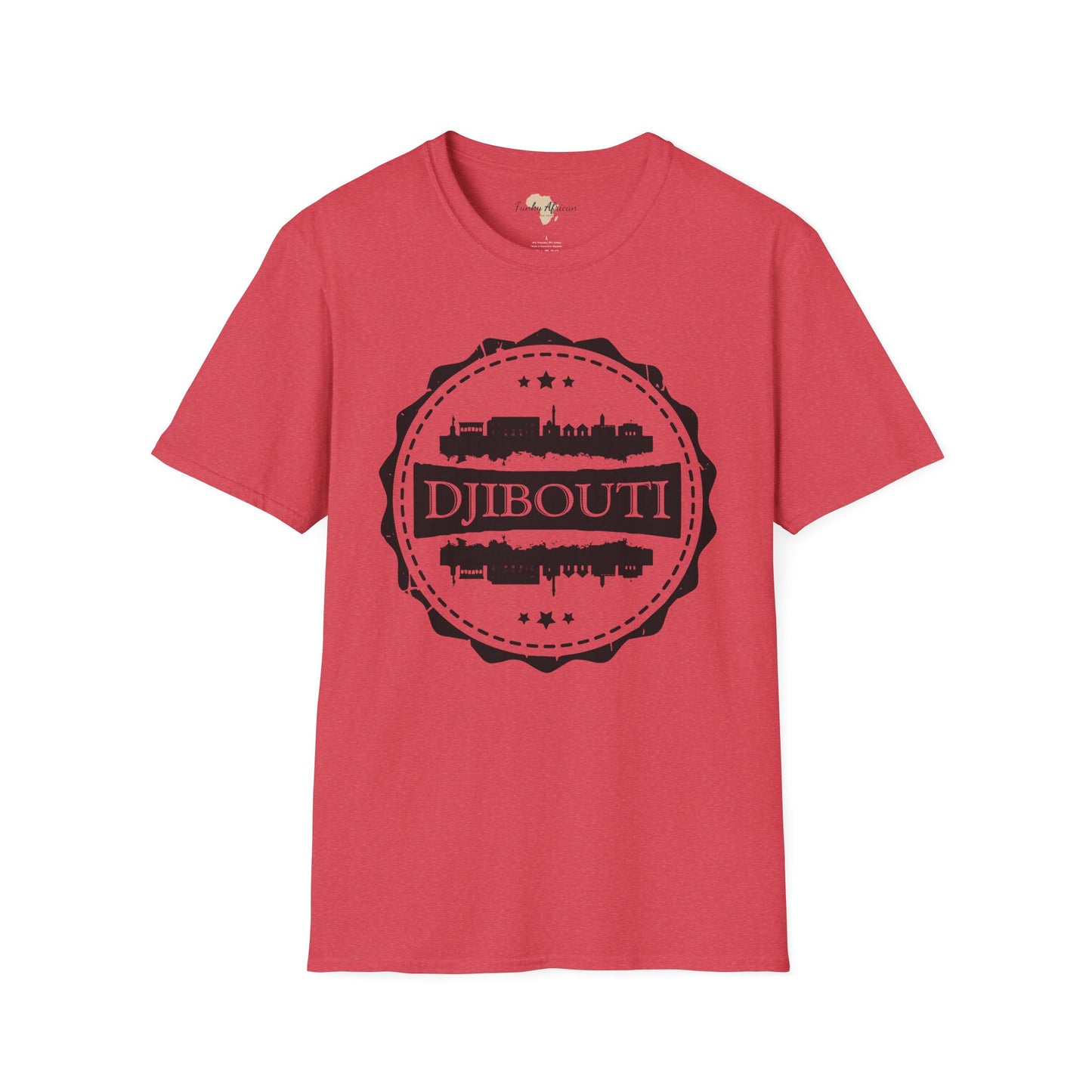 Djibouti Stamp unisex tee