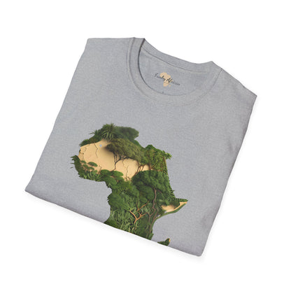 African forest unisex softstyle tee