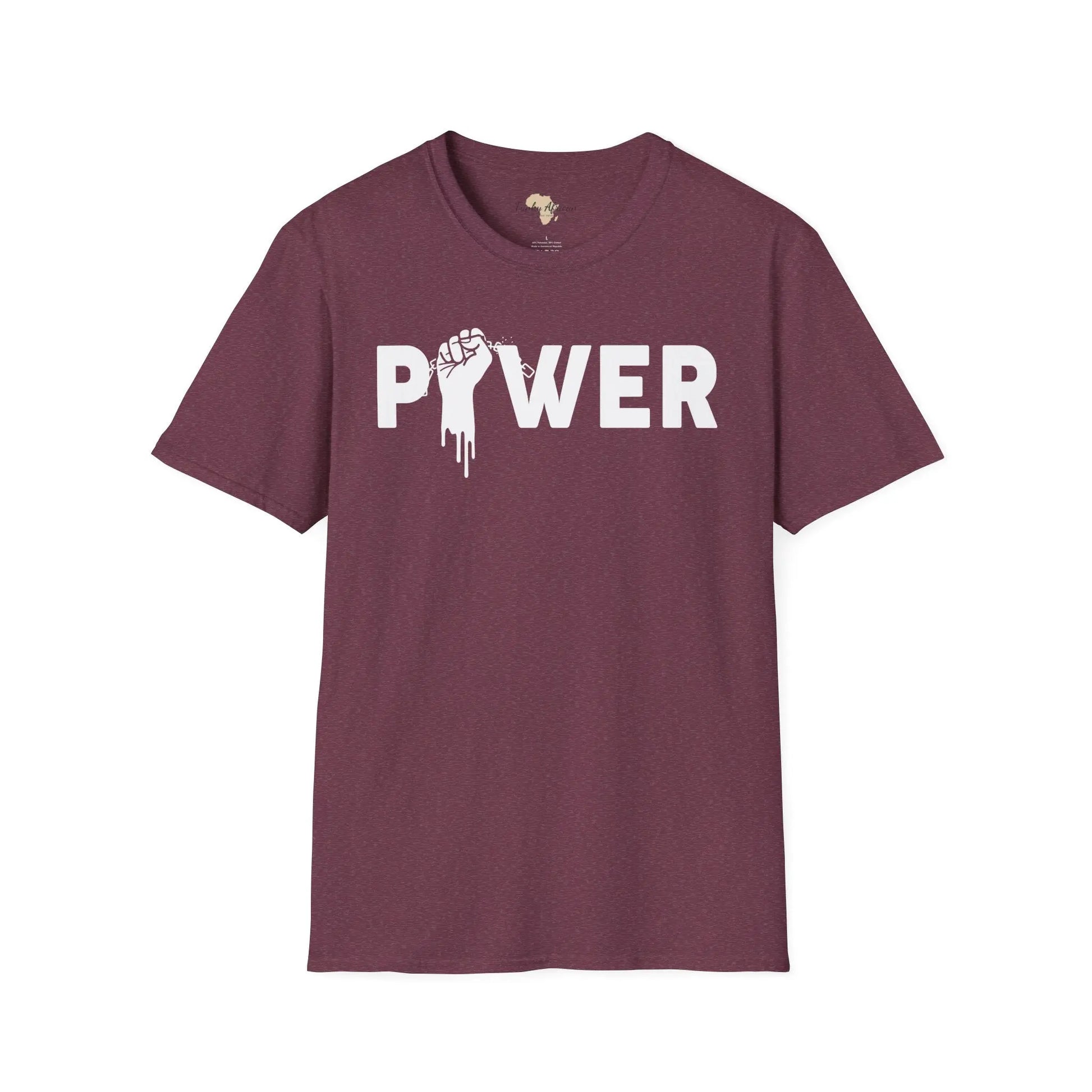 Power unisex softstyle tee Funky African