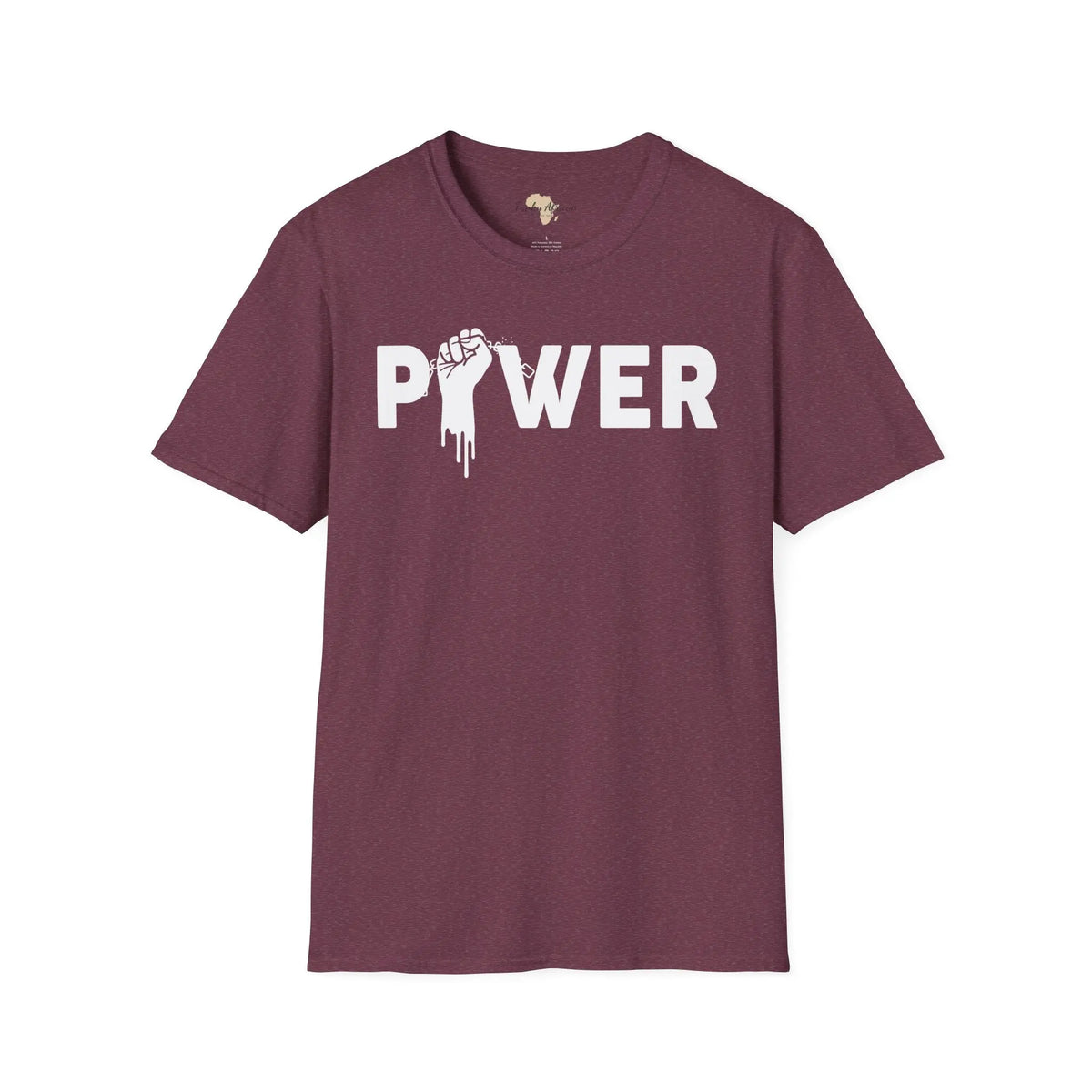 Power unisex softstyle tee Funky African