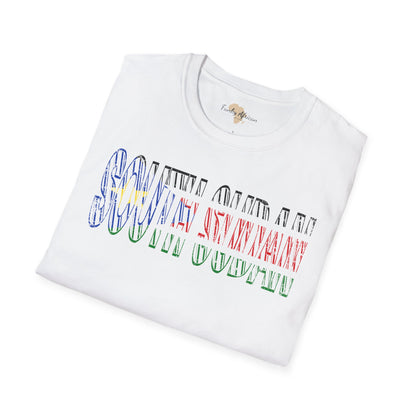 South Sudan text unisex softstyle tee