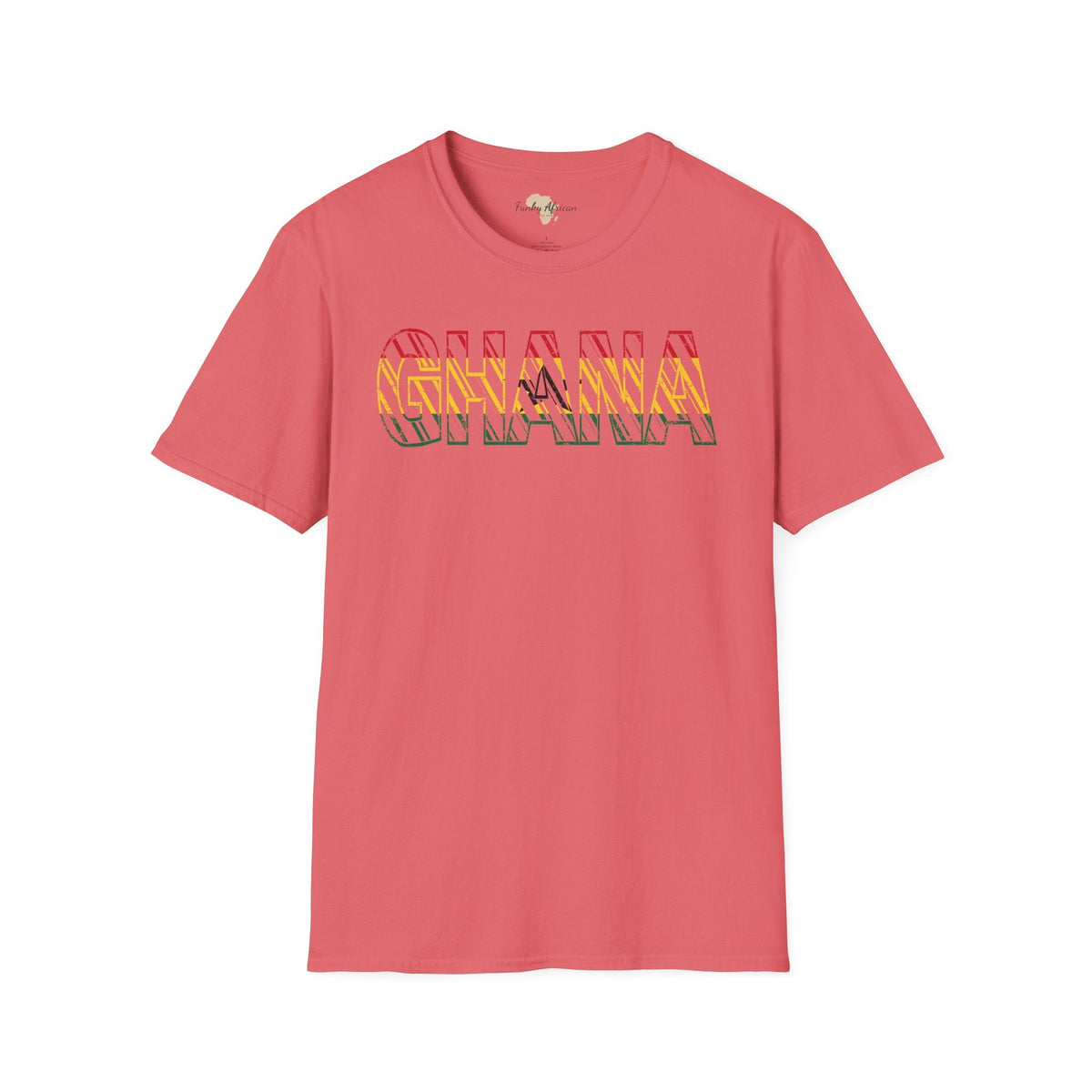 Ghana text unisex softstyle tee Funky African
