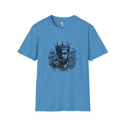 African King graffiti unisex softstyle tee