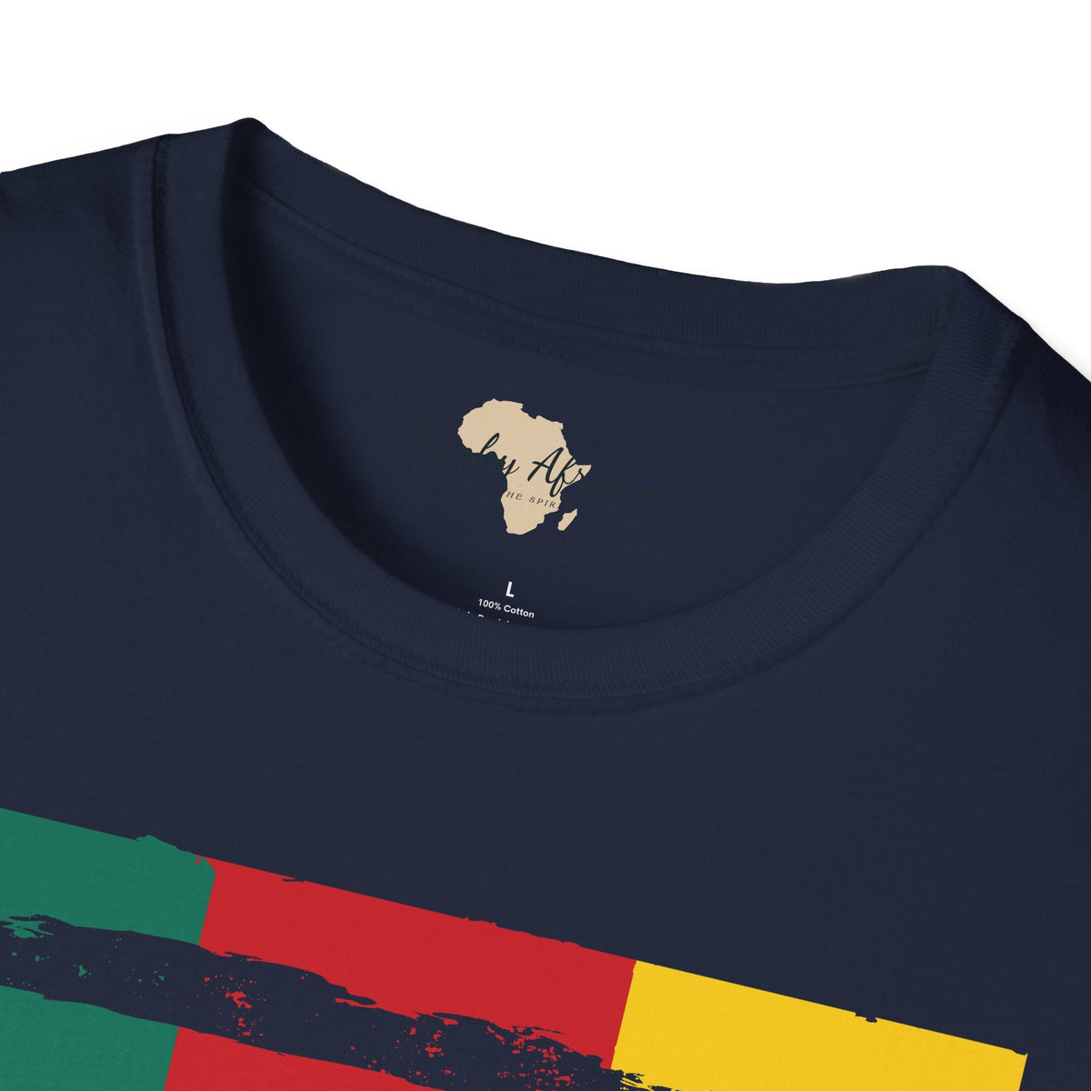 Cameroon strip unisex softstyle tee Funky African