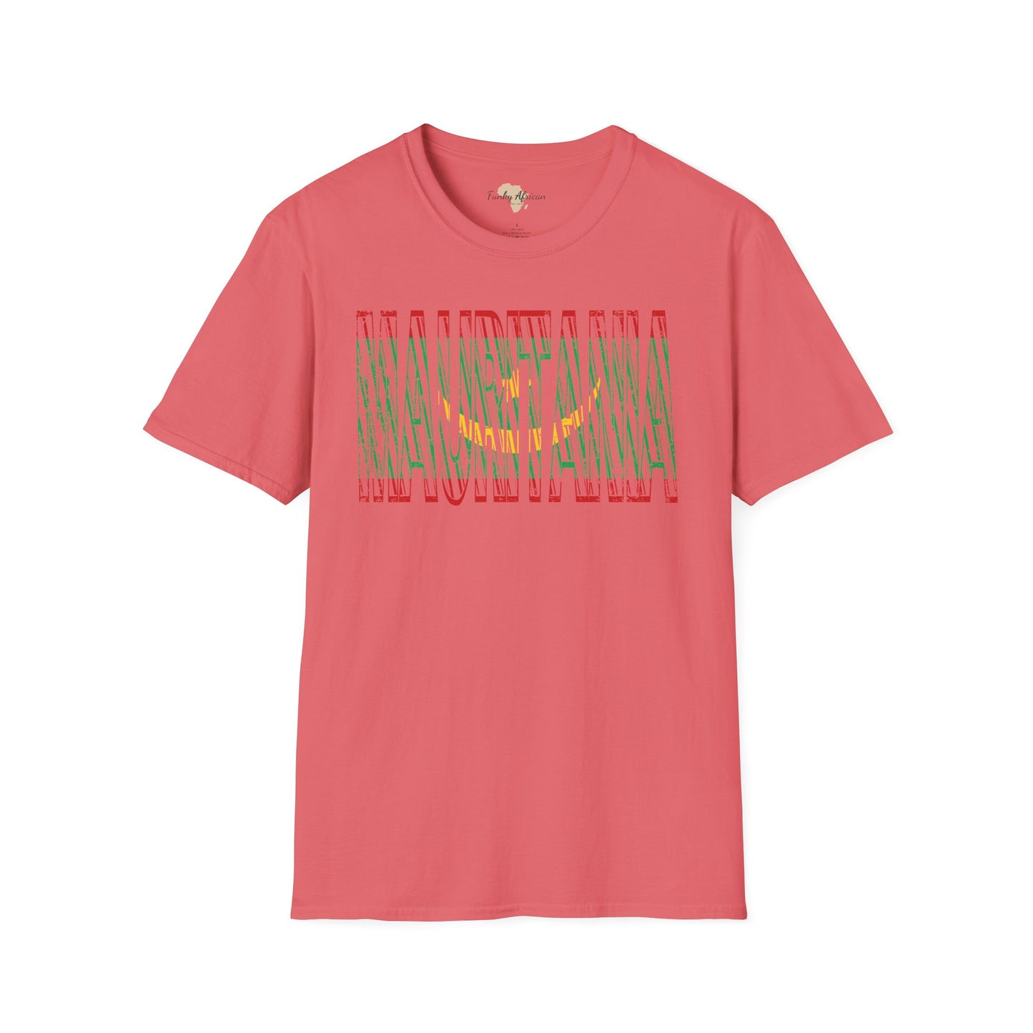 Mauritania text unisex softstyle tee