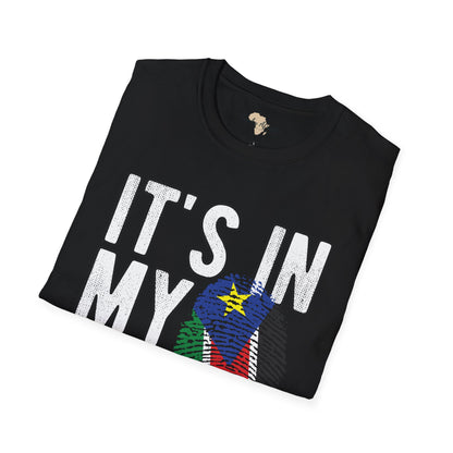 it's in my DNA unisex tee - South Sudan