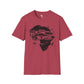 African map graffiti unisex softstyle tee Funky African