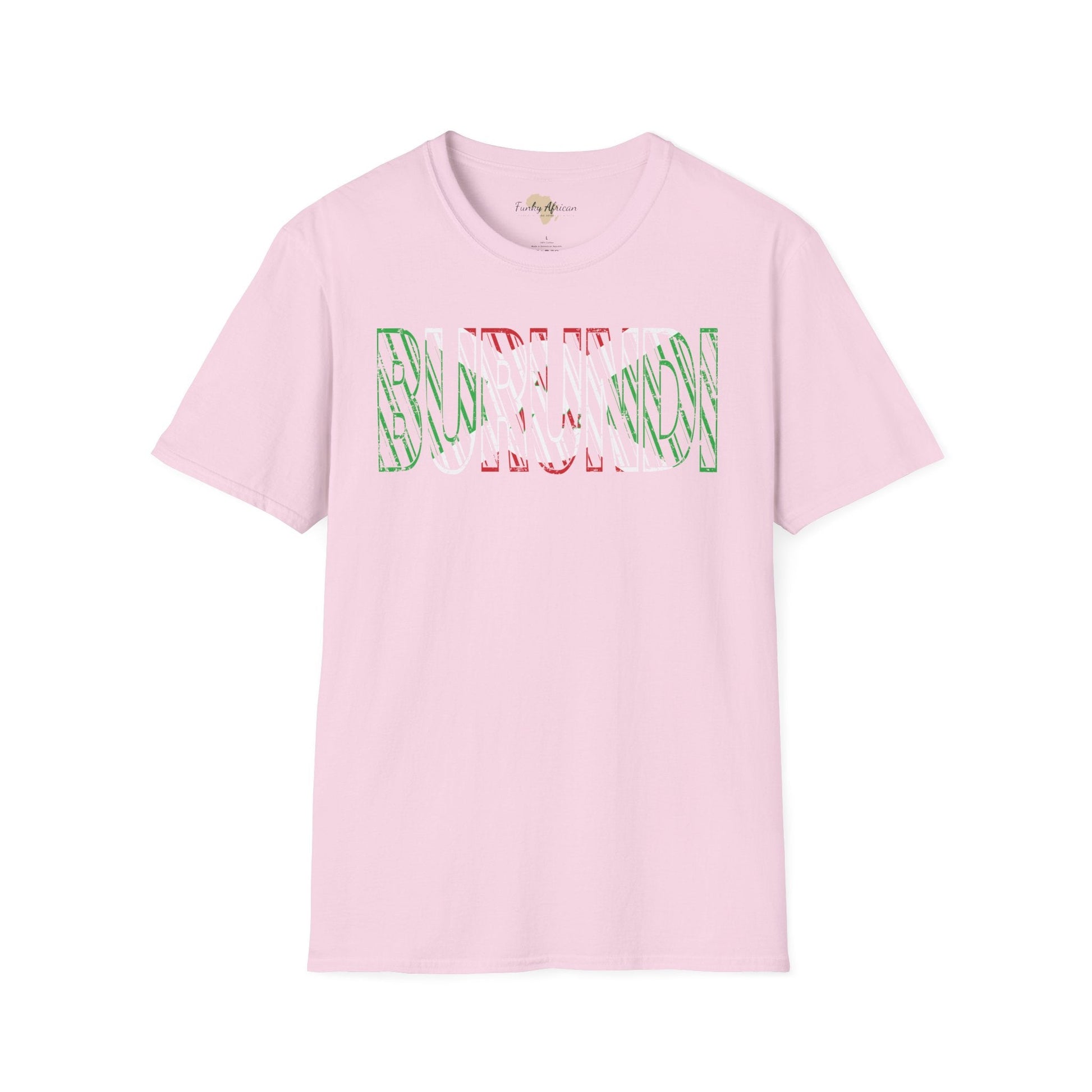 Burundi text unisex softstyle tee Funky African