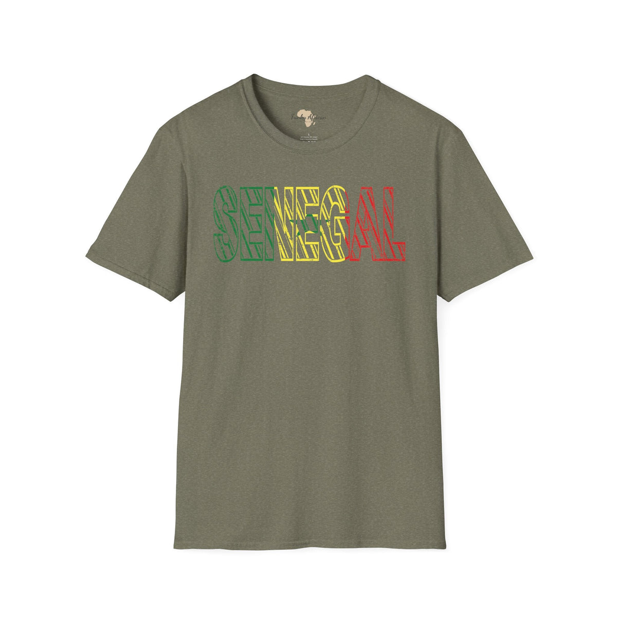 Senegal text unisex softstyle tee Funky African