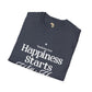 Happiness starts from within unisex softstyle tee Funky African