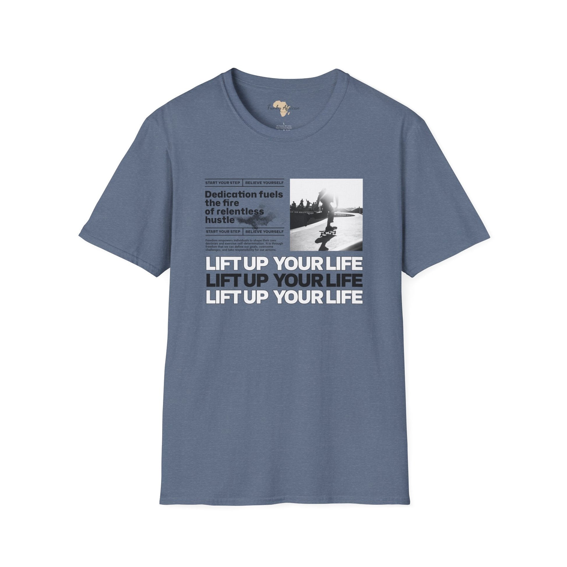 Lift up your life unisex tee Funky African