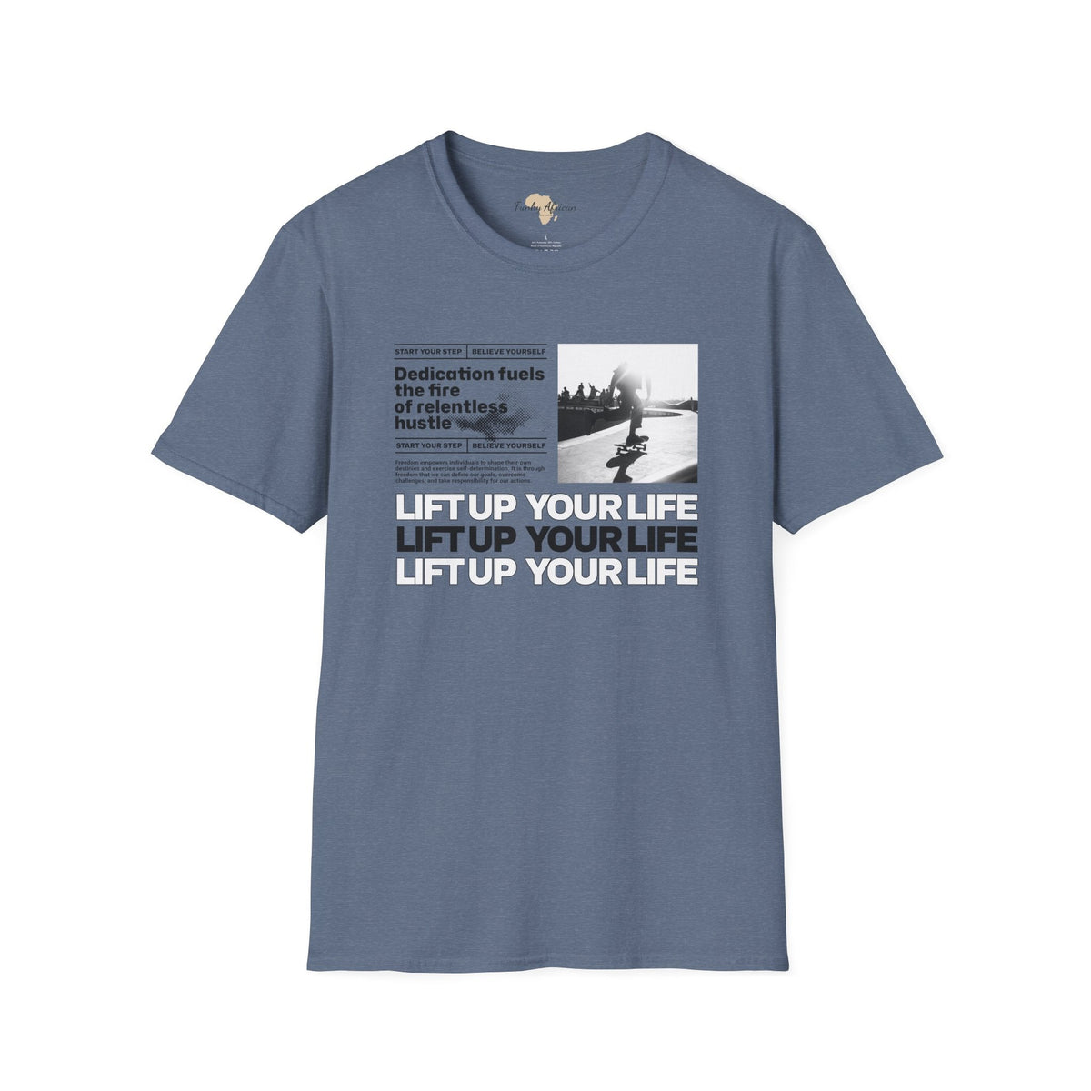 Lift up your life unisex tee Funky African