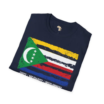 Comoros strip unisex softstyle tee