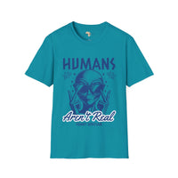 Humans aren't real unisex tee Funky African