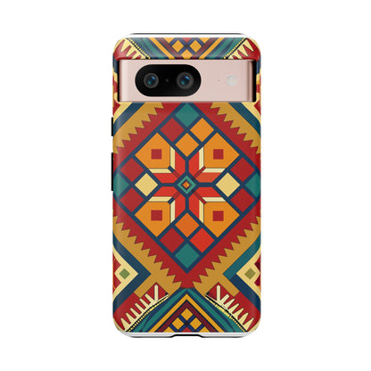 African Print Google Pixel Tough Cases