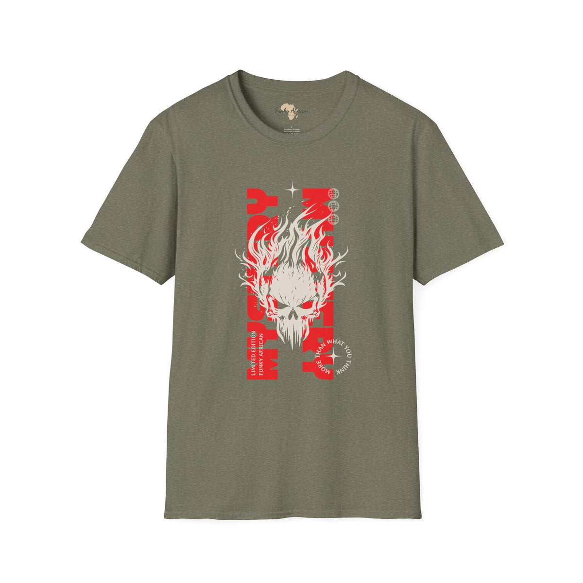 Mystery unisex softstyle tee Funky African
