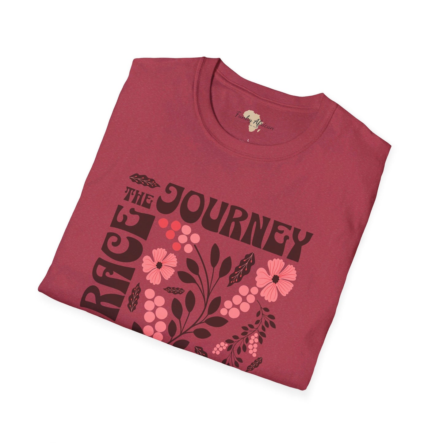 Embrace the journey unisex softstyle tee