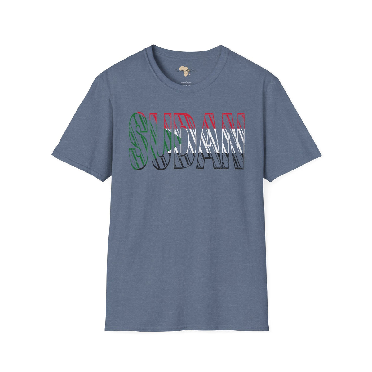 Sudan text unisex softstyle tee Funky African