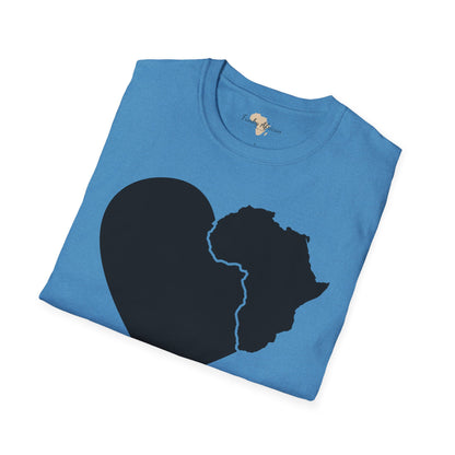 Love, Africa graffiti unisex softstyle tee