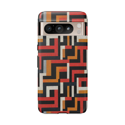 African Print Google Pixel Tough Cases