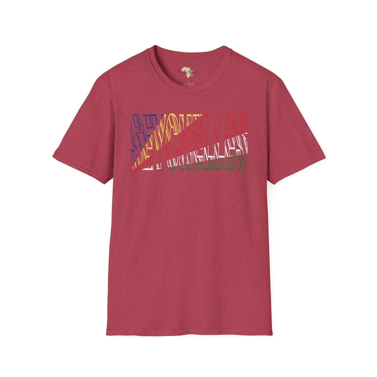 Seychelles text unisex softstyle tee Funky African
