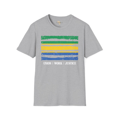 Gabon strip unisex softstyle tee