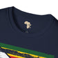 Zimbabwe strip unisex softstyle tee Funky African