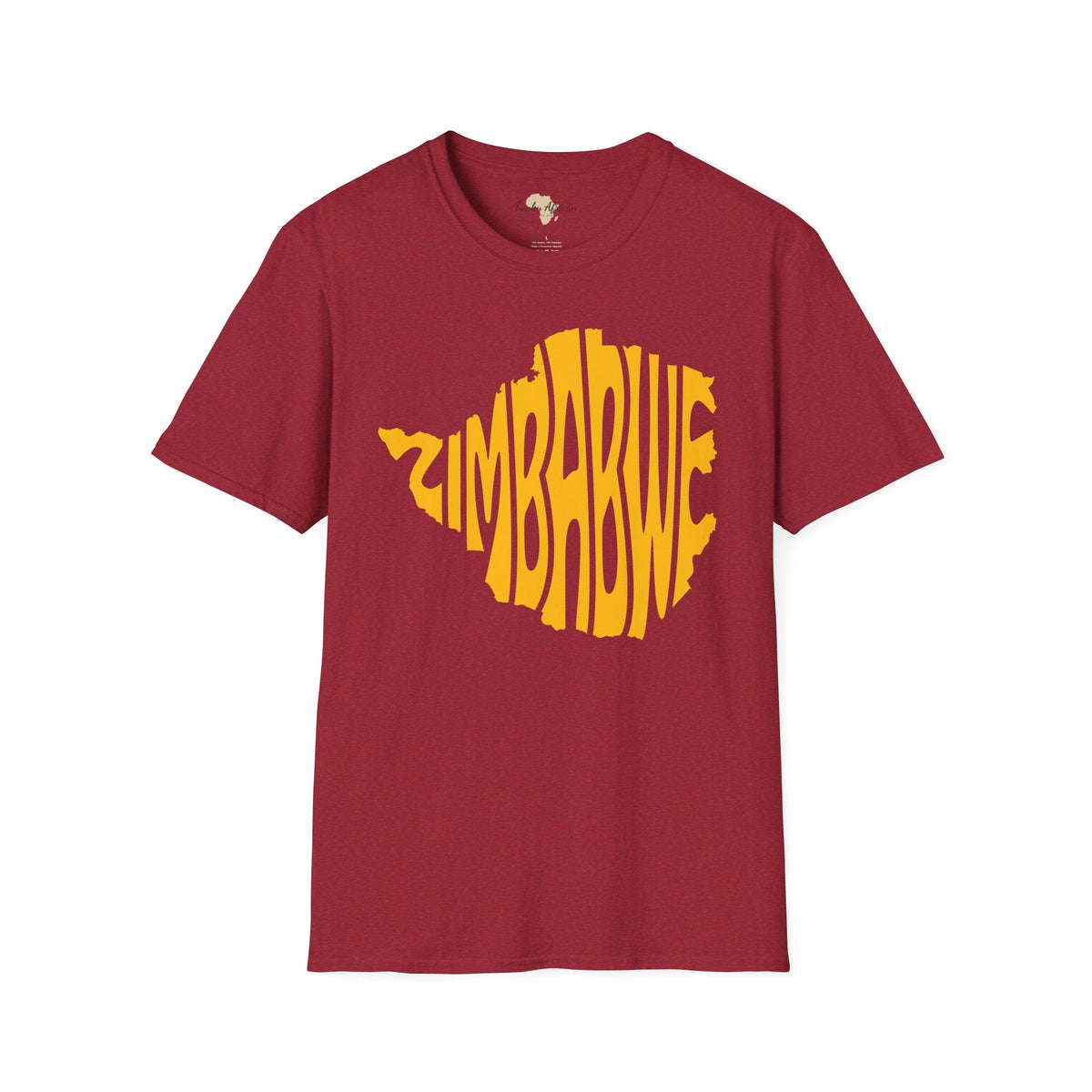 Zimbabwe cut unisex softstyle tee Funky African