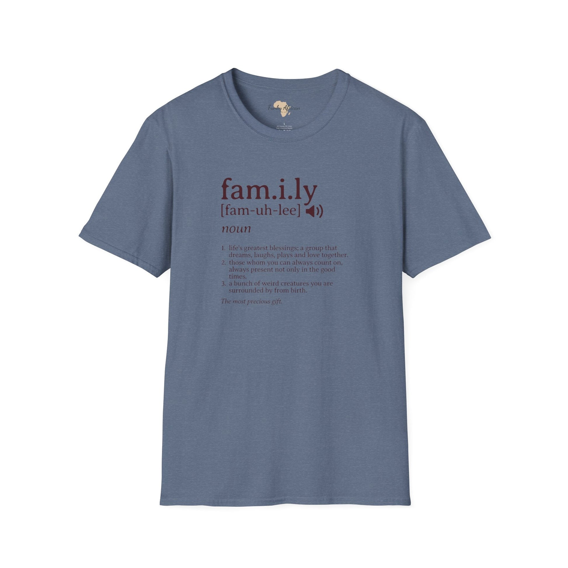 Family unisex softstyle tee Funky African