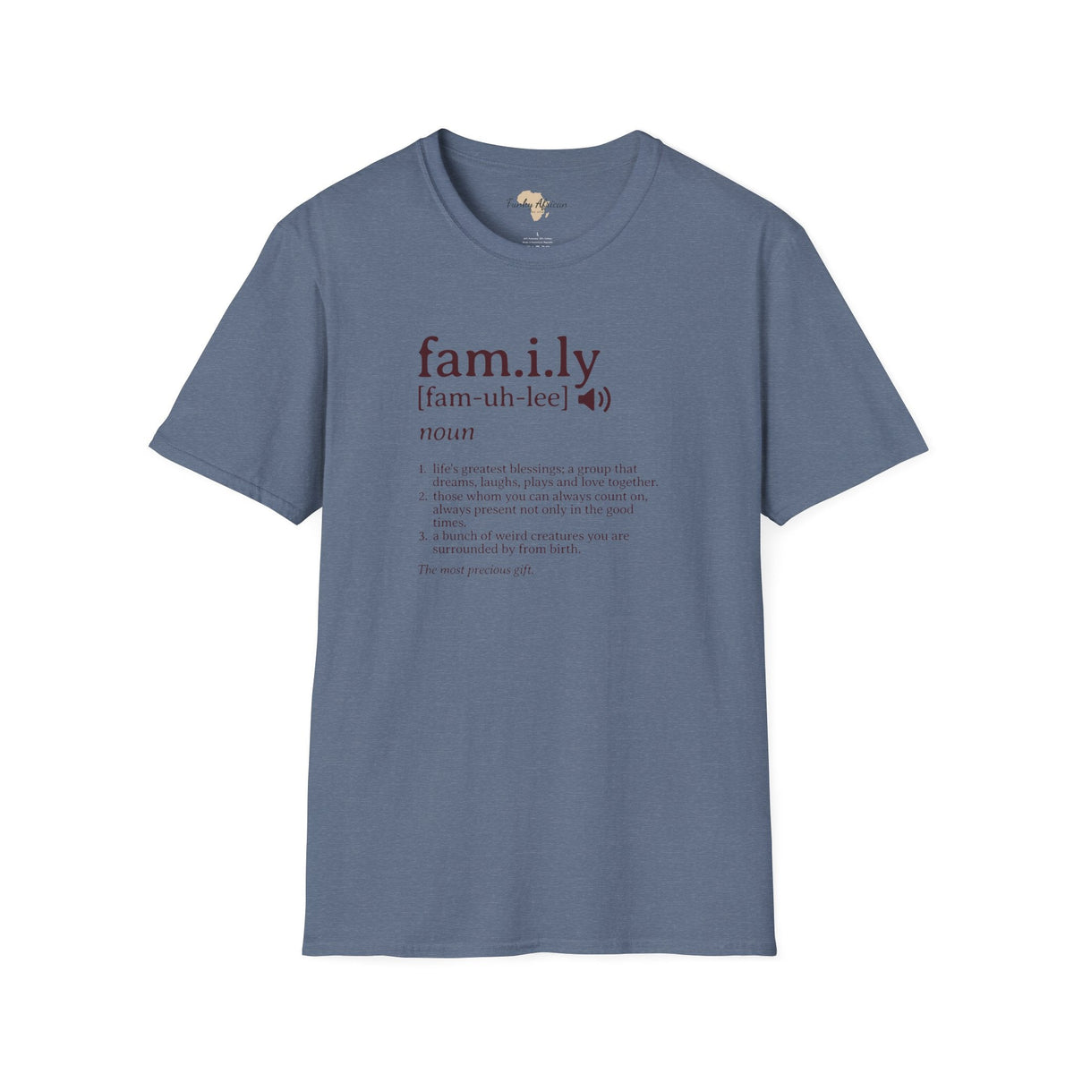 Family unisex softstyle tee Funky African