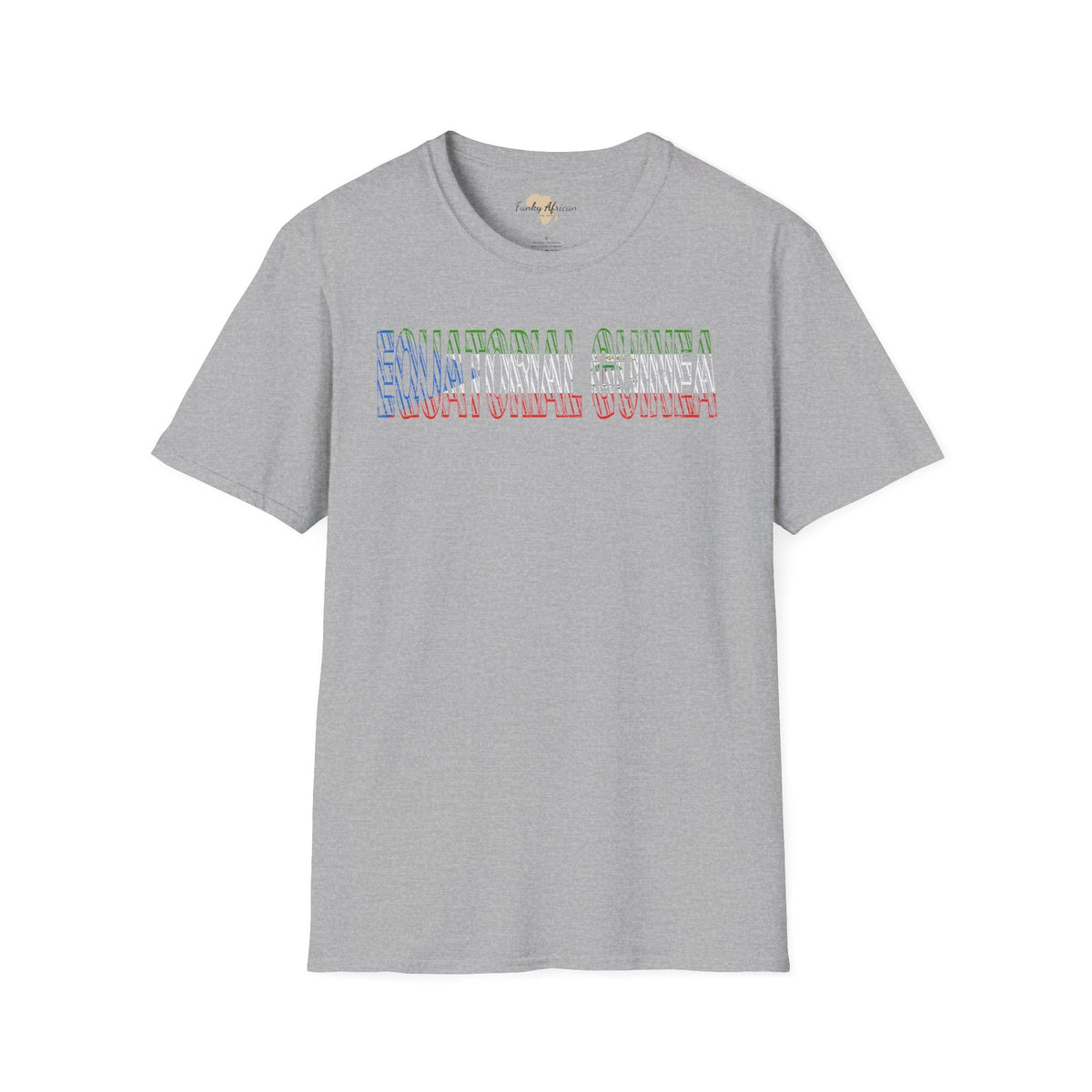 Equatorial Guinea text unisex softstyle tee Funky African