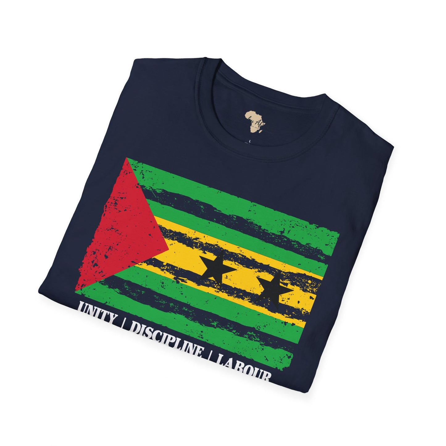 São Tomé and Príncipe strip unisex softstyle tee